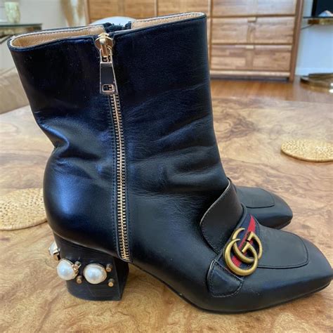 gucci pearl boots|Gucci boots sale outlet.